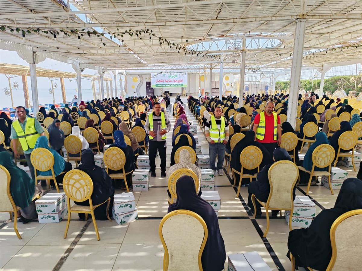 خلال شهر نوفمبر...  توزيع 1300 كرتونة مواد غذائية على غير القادرين بمحافظة الفيوم<br> 