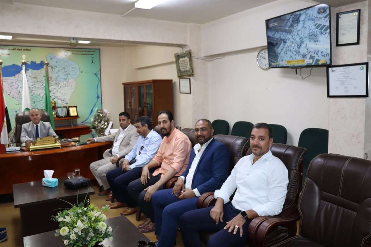 مياه الفيوم: اجتماع تعارفي بين رئيس الشركة ورئيس اللجنة النقابية للعاملين بالشركة