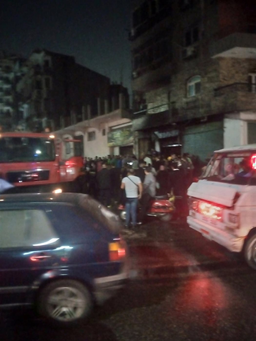 مكان الحريق 