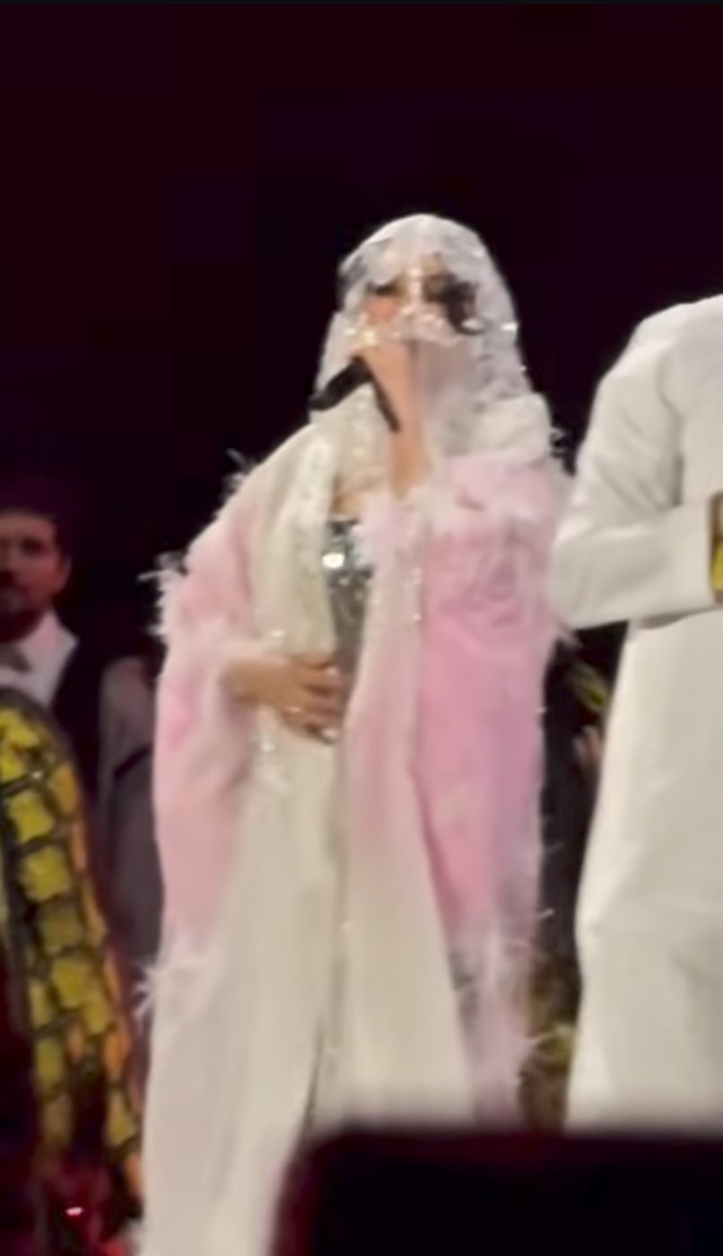 هيفاء وهبي في حفلها بالسعودية 