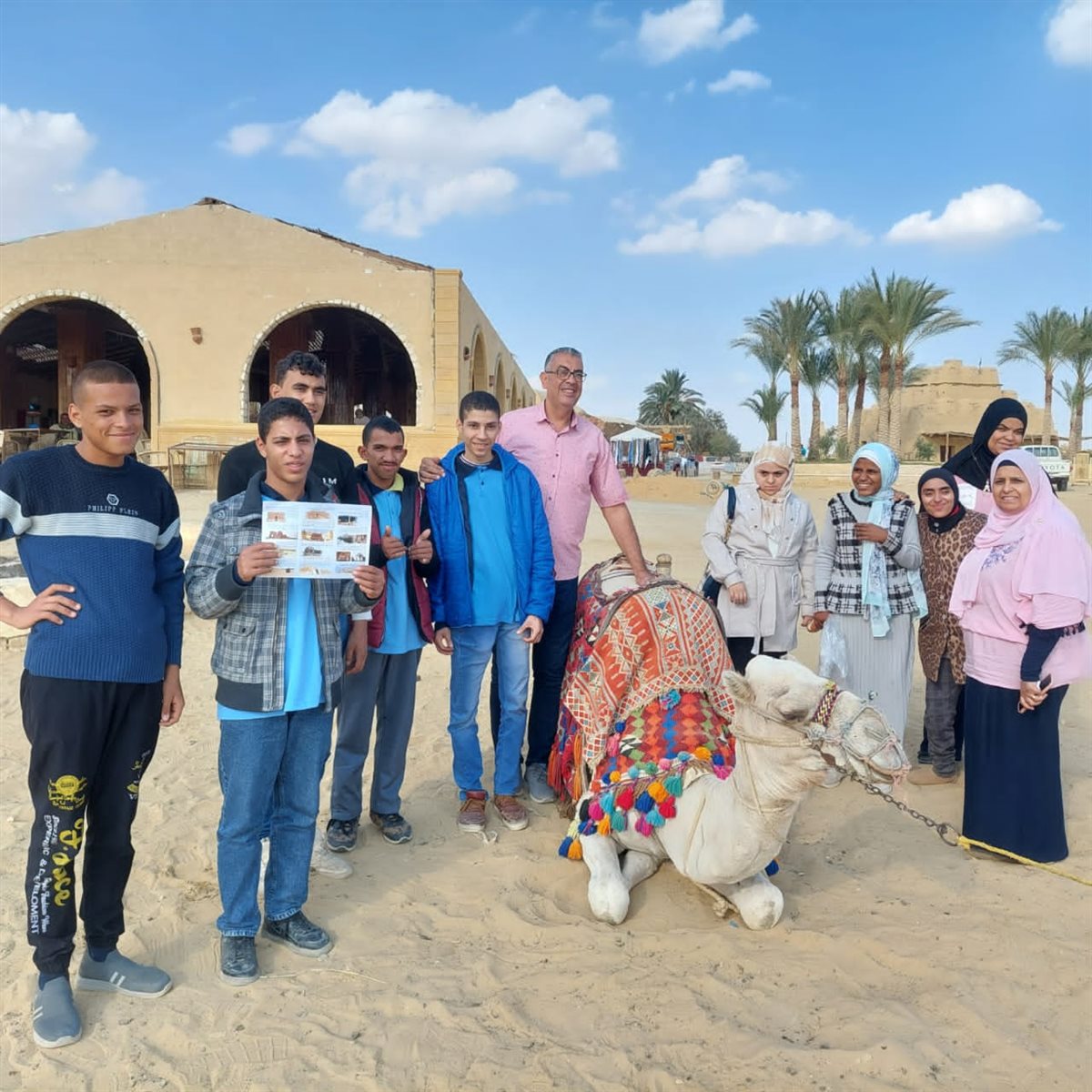 رحلة سياحية تثقيفية وترفيهية لطلاب مدارس التربية الخاصة بالفيوم