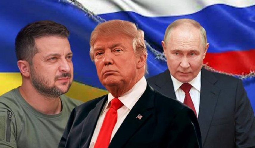ترامب وبوتين وزيلينسكي 