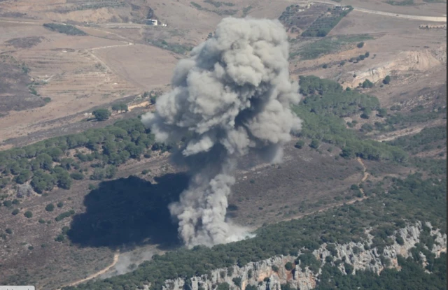 <strong>غارة إسرائيلية</strong>