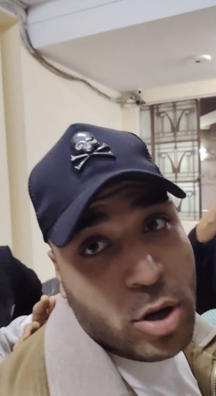 إسلام كابونجا في مقر نقابة المهن الموسيقية