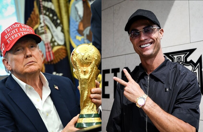<strong>ترامب ورونالدو</strong>