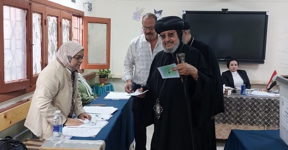 أدلى نيافة الأنبا مرقس مطران شبرا الخيمة 