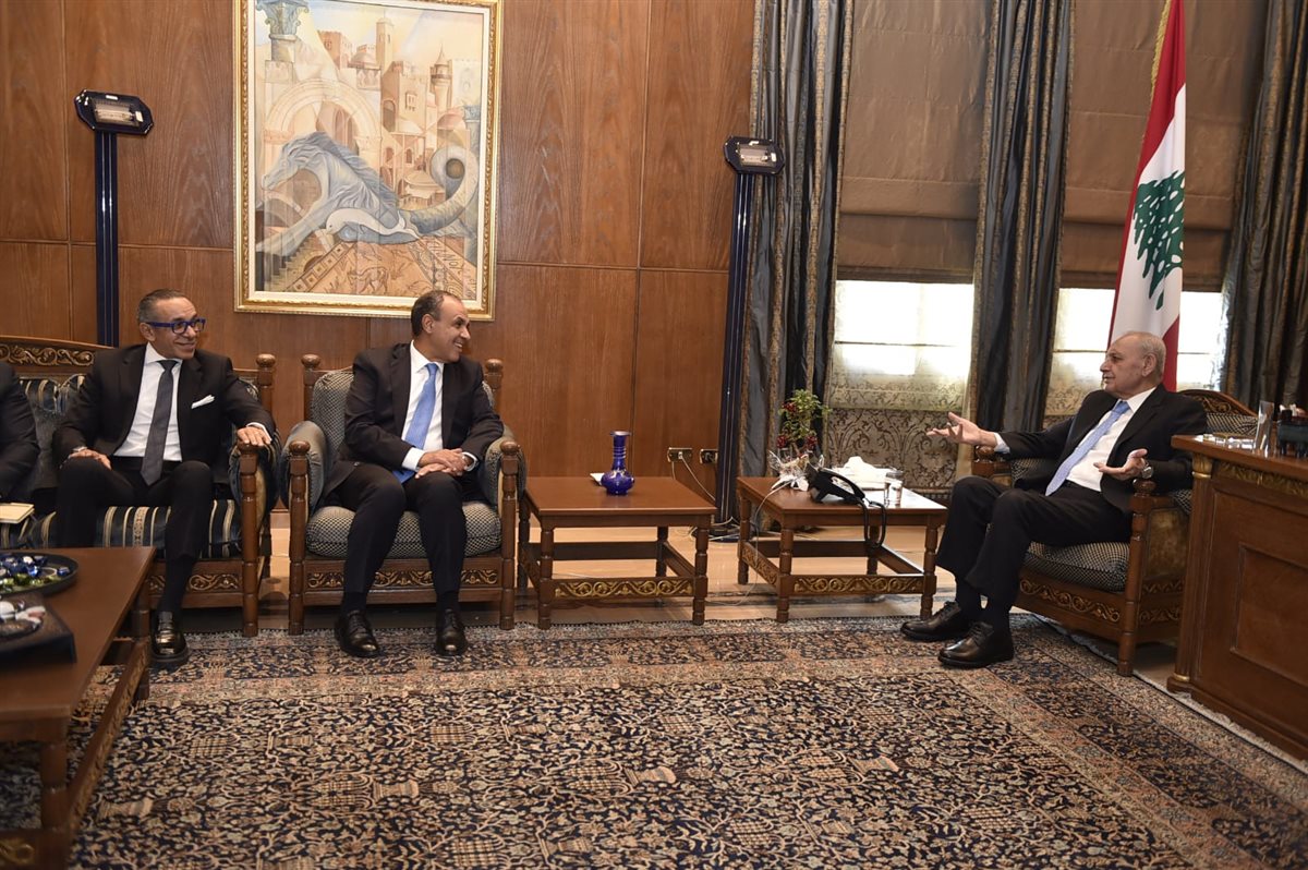 <strong>وزير الخارجية يلتقي رئيس مجلس النواب اللبناني</strong>