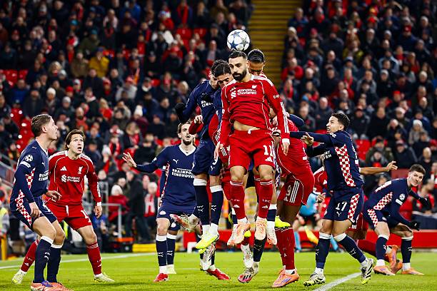 ملخص وأهداف ونتيجة مباراة ليفربول وآيندهوفن 