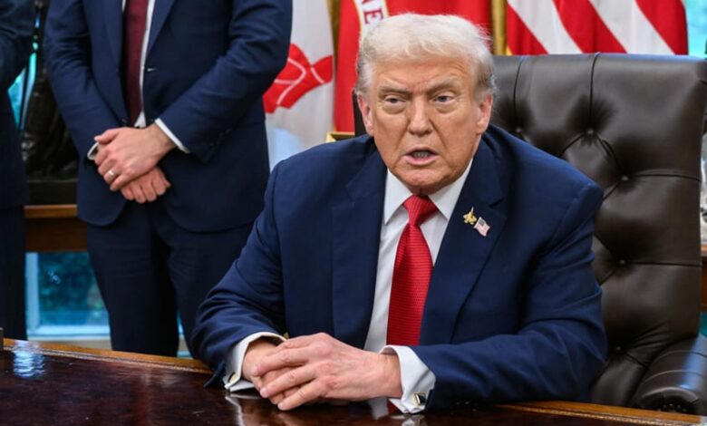 <strong>الرئيس الأمريكي دونالد ترامب</strong>