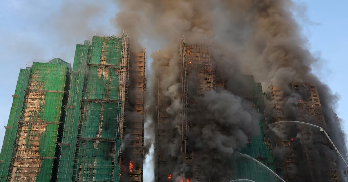 <strong>حريق هونغ كونغ</strong>