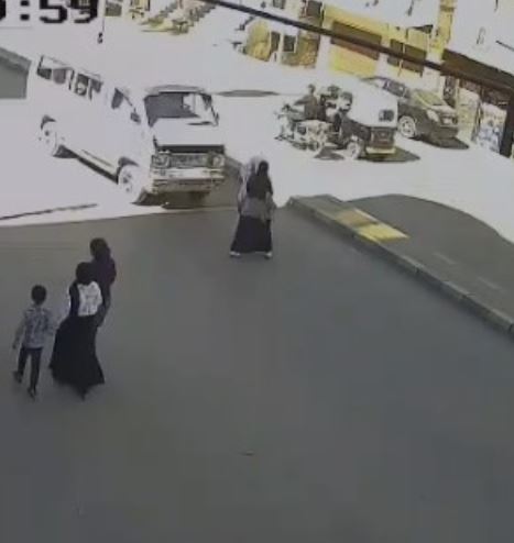 جانب من الحادث 