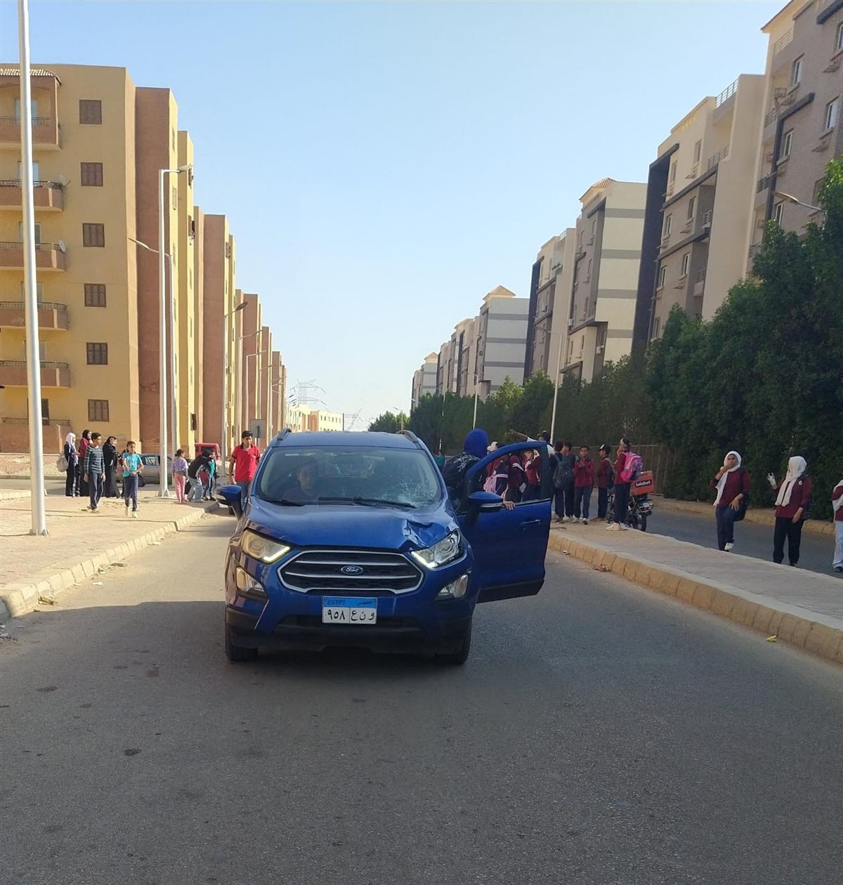 السيارة المتسببة فى الحادث