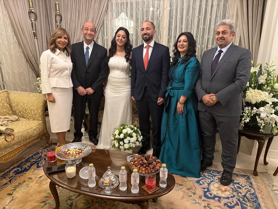 قراءة فاتحة نجل عمرو أديب ولميس الحديدي