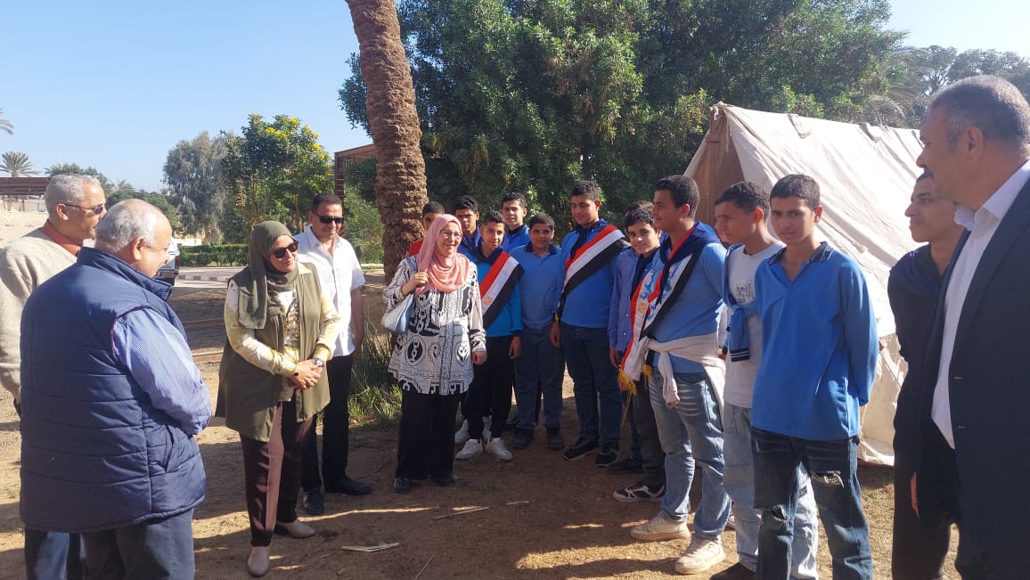 تعليم الفيوم يشارك في مسابقة التفوق الكشفي على مستوى الجمهورية بالمعسكر الدولي بالكشافة بالسليين