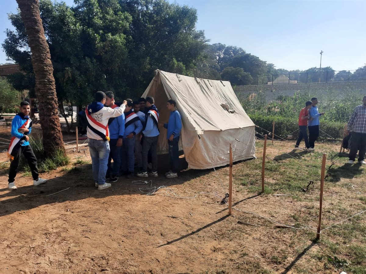 تعليم الفيوم يشارك في مسابقة التفوق الكشفي على مستوى الجمهورية بالمعسكر الدولي بالكشافة بالسليين