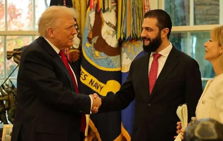 <strong>ترامب والشرع</strong>