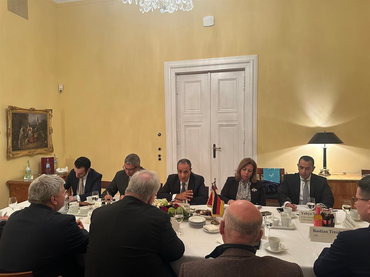 <strong>وزير الخارجية يلتقي مجموعة الصداقة البرلمانية المصرية الألمانية في البوندستاج</strong>