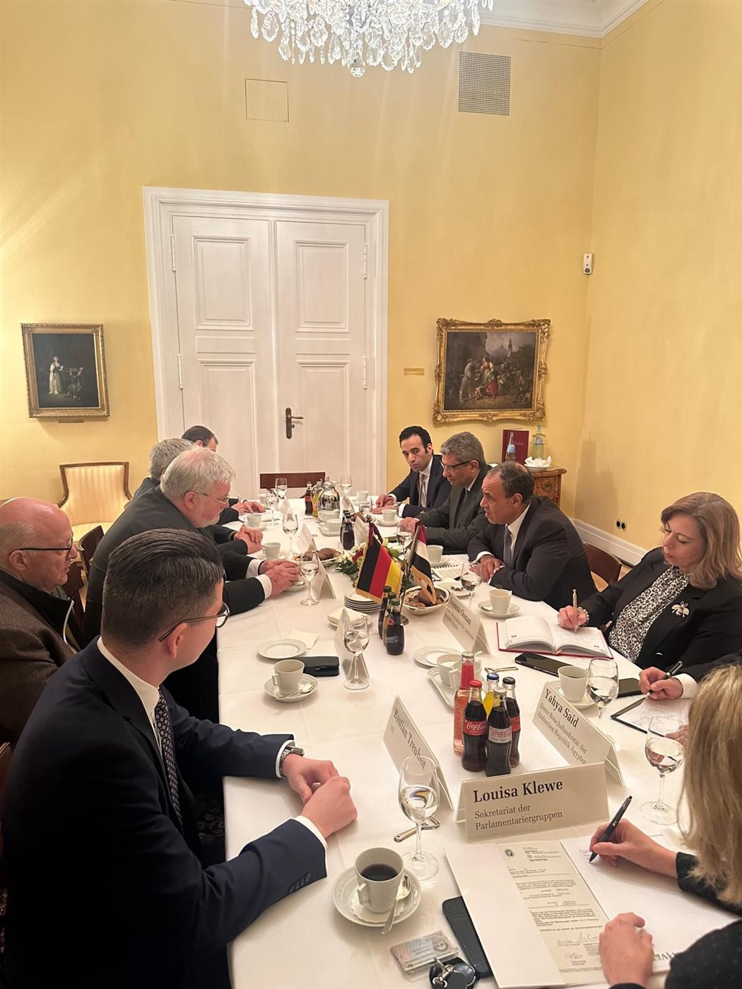 <strong>وزير الخارجية يلتقي مجموعة الصداقة البرلمانية المصرية الألمانية في البوندستاج</strong>