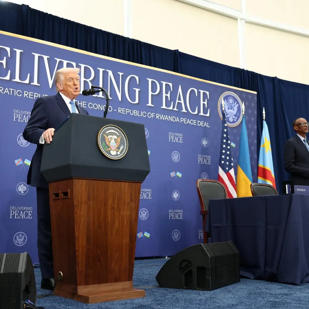 <strong>الرئيس الأمريكي دونالد ترامب</strong>