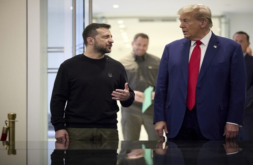 <strong>زيلينسكي وترامب</strong>