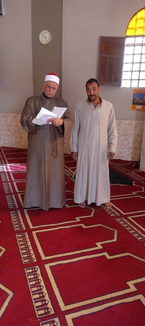مدير أوقاف الفيوم يتفقد عددًا من المساجد للوقوف على سير العمل وانضباطه