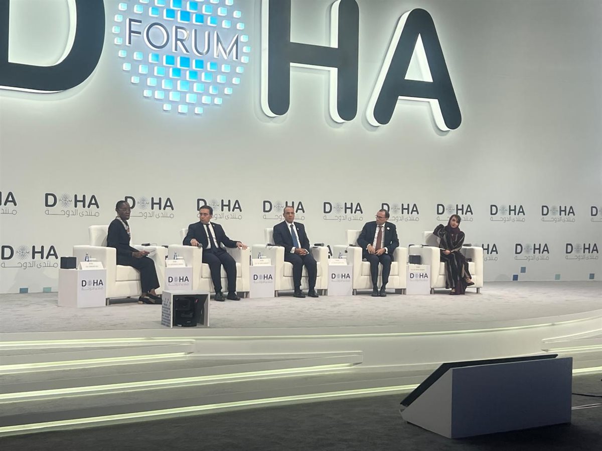 <strong>وزير الخارجية في منتدى الدوحة</strong>