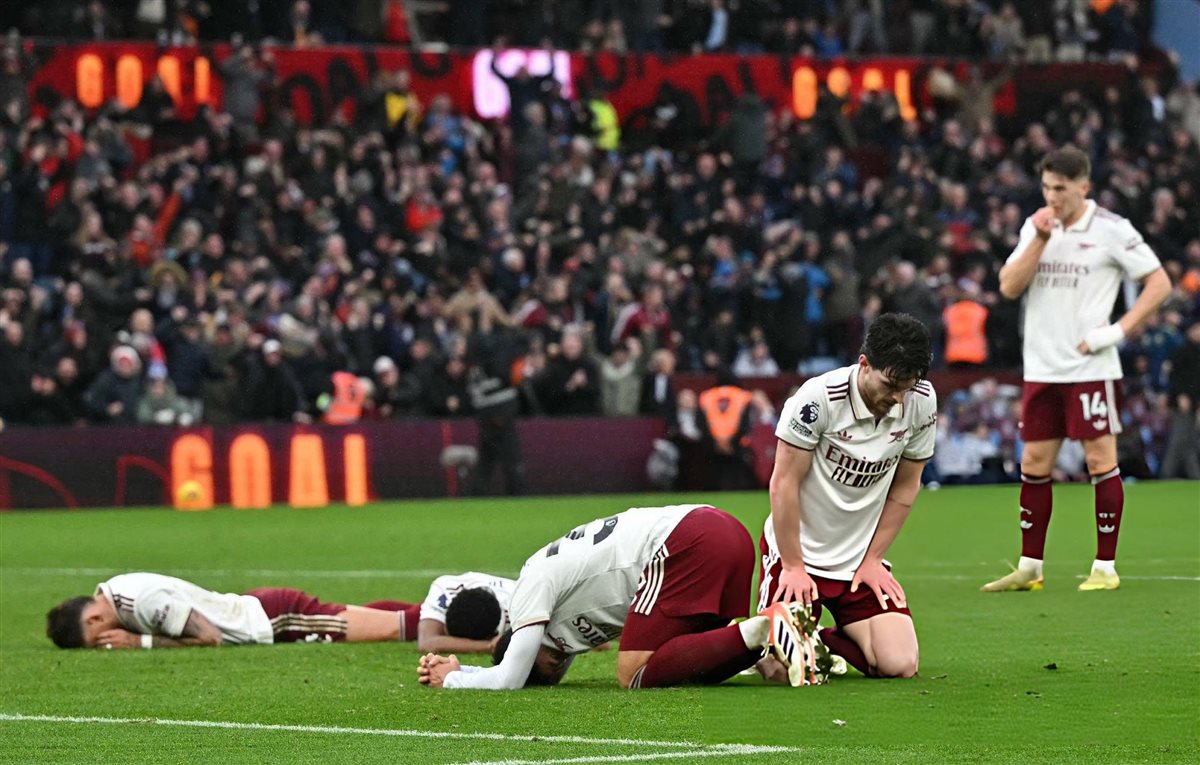 نتيجة وملخص وأهداف مباراة أرسنال وأستون فيلا