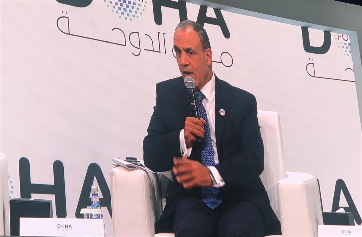 <strong>وزير الخارجية في منتدى الدوحة</strong>