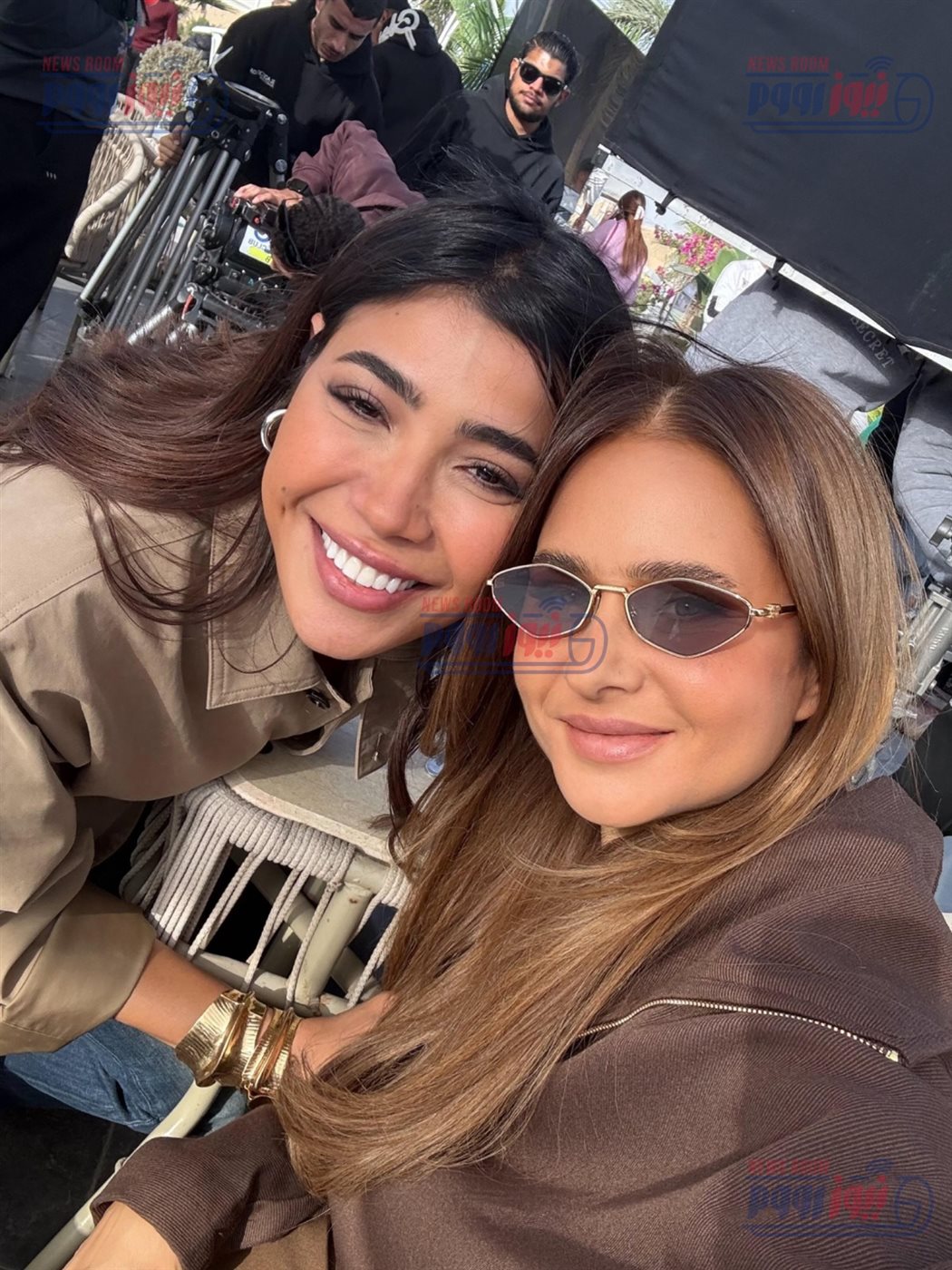 صور حصرية من انطلاق تصوير مسلسل على قد الحب لـ نيللي كريم