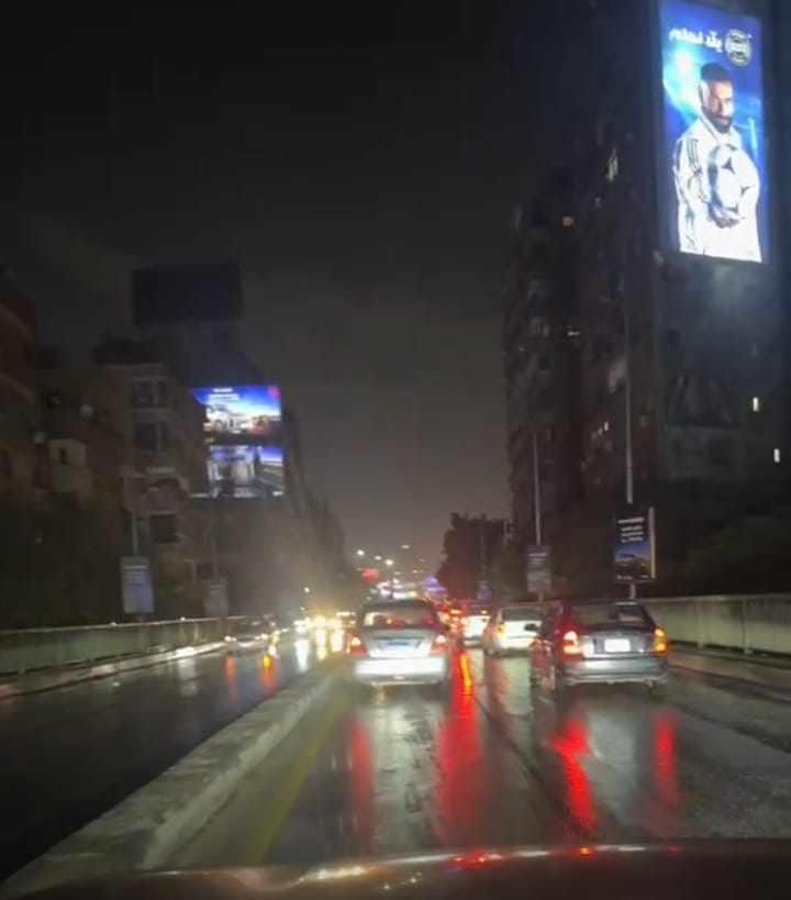 زحام أعلى كوبرى أكتوبر