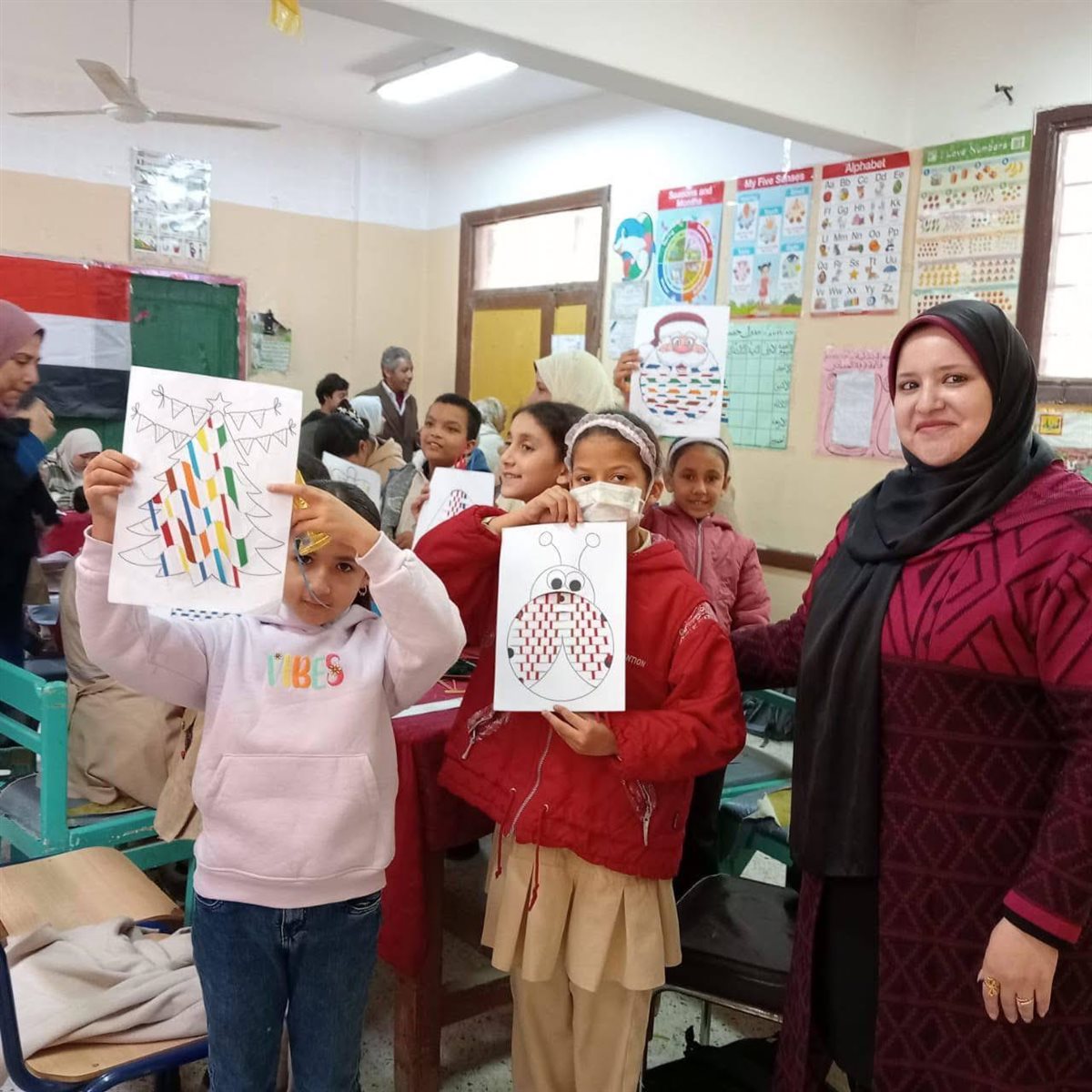 استمرار فعاليات اليوم الثاني لورش دمج ذوي الهمم بمدرسة ياسر كمال