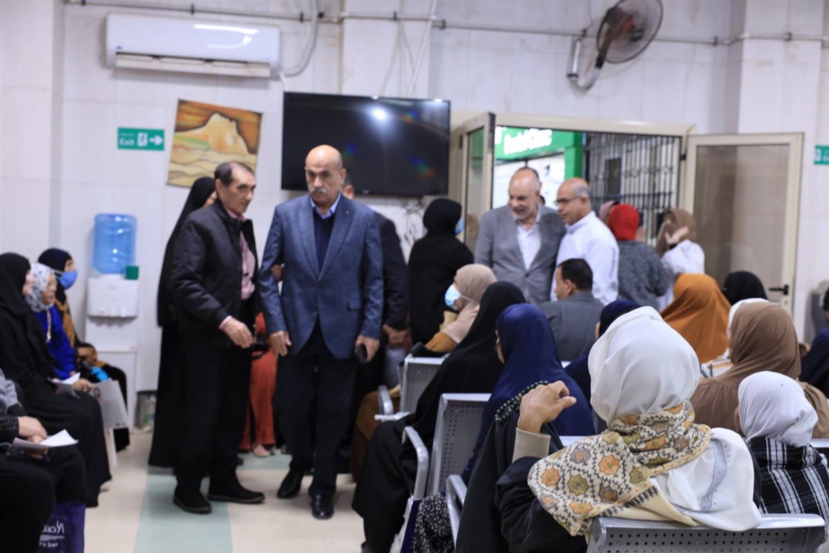 الصفتي وأيوب يتفقدان مركز أورام الفيوم لبحث احتياجاته وسبل دعم الخدمات المقدمة للمرضى