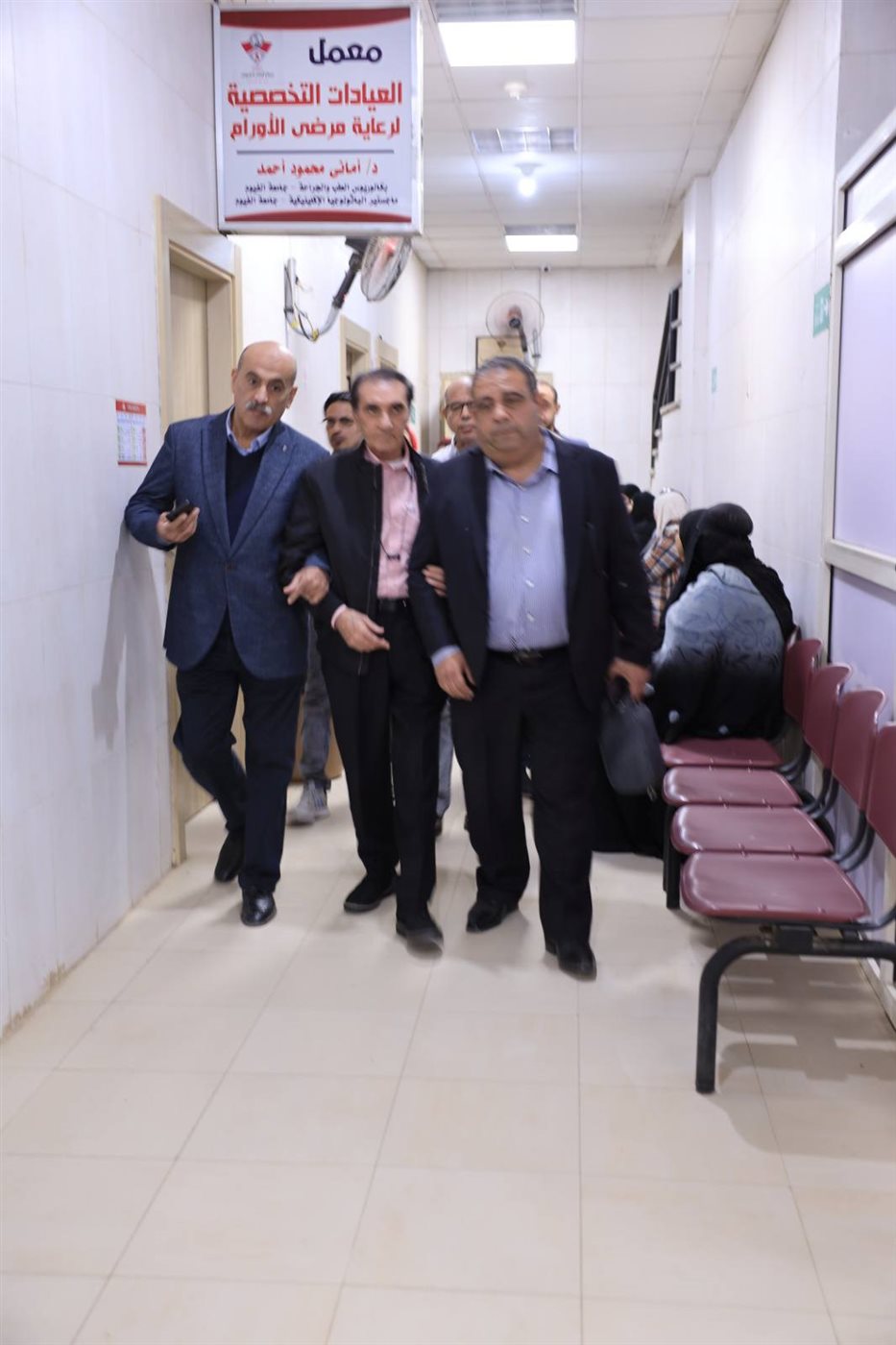 الصفتي وأيوب يتفقدان مركز أورام الفيوم لبحث احتياجاته وسبل دعم الخدمات المقدمة للمرضى