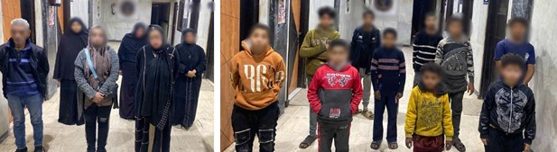 المتهمين و الأطفال