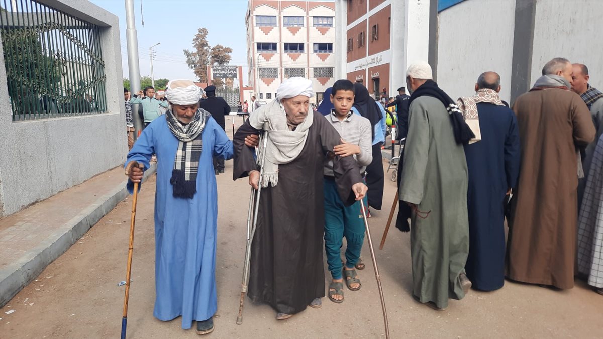 جانب من انتخابات المنيا