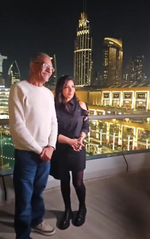 إعلان فيلم الست على برج خليفة