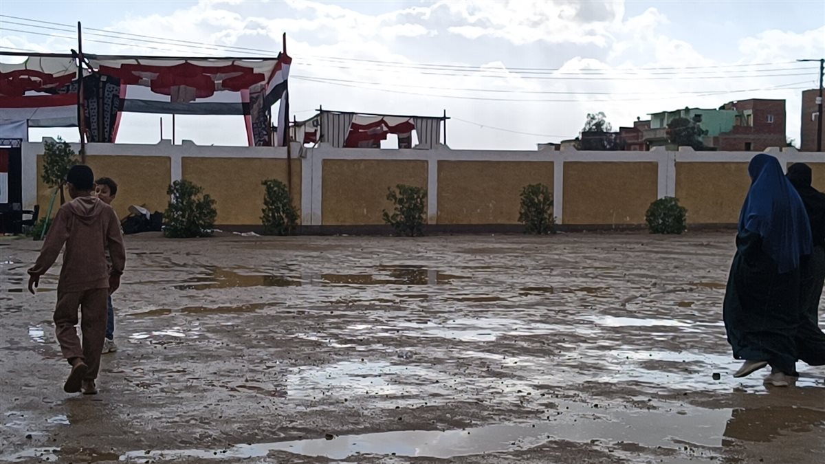 مع أول أيام الانتخابات.. أمطار غزيرة تضرب محافظة الفيوم