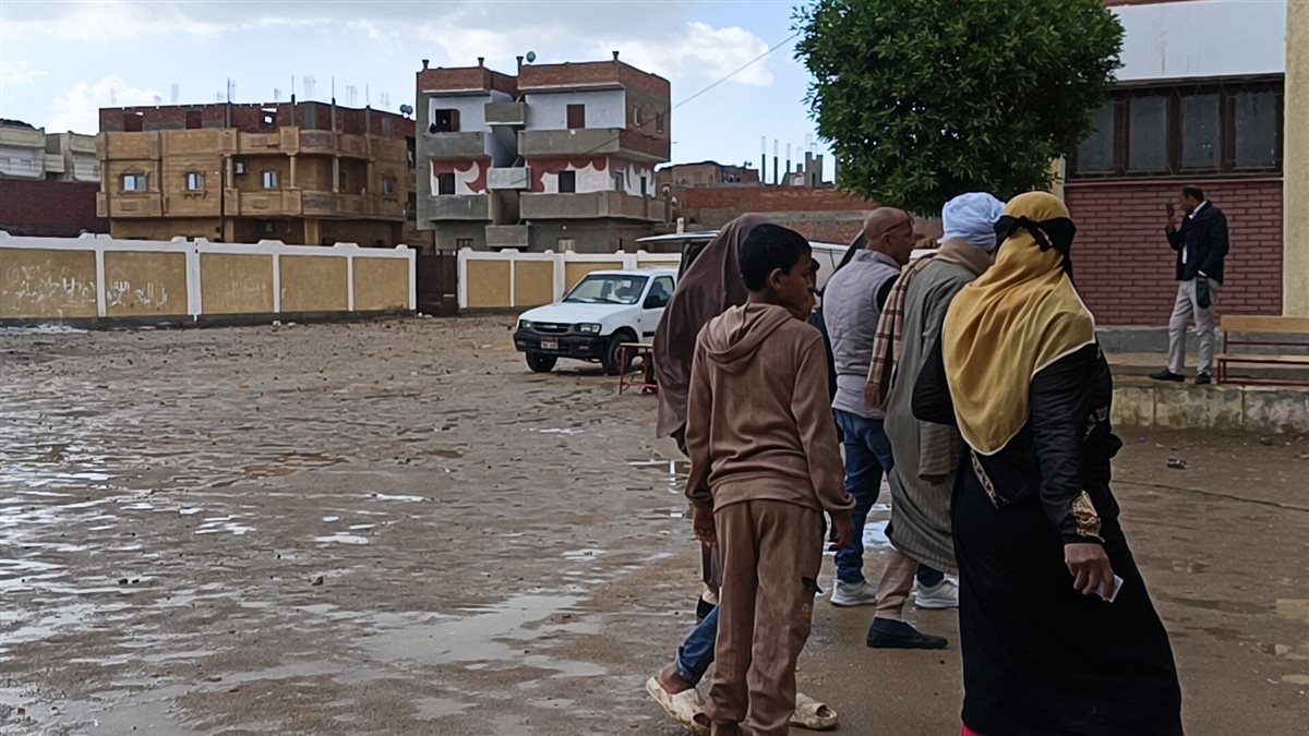 مع أول أيام الانتخابات.. أمطار غزيرة تضرب محافظة الفيوم