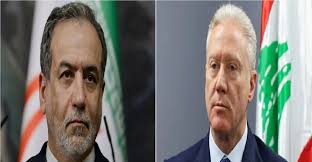 <strong>وزير الخارجية اللبناني ونظيره الإيراني</strong>