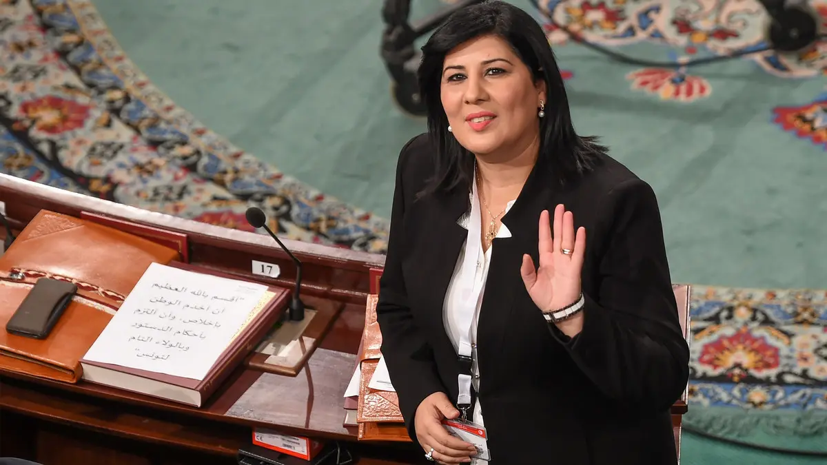 رئيسة الحزب الدستوري الحر التونسية عبير موسي