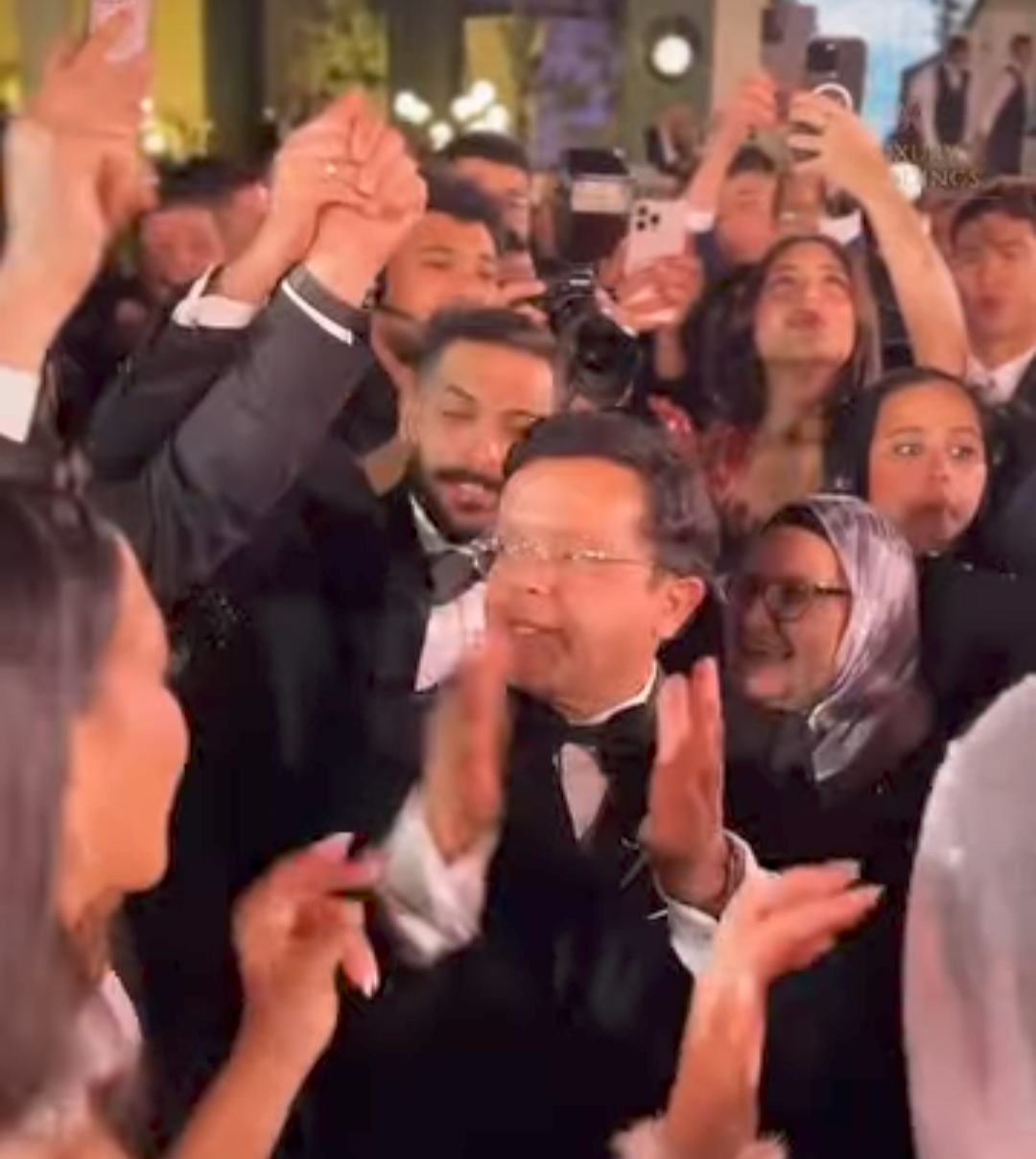 محمد هنيدي في حفل زفاف ابنته