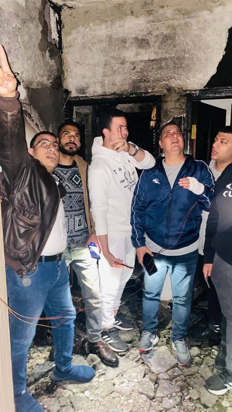 آثار الحادث