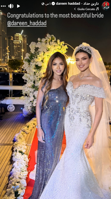 حفل زفاف دارين حداد على إبراهيم الخشاب