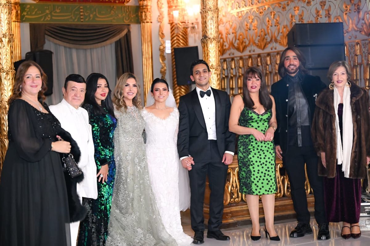 حفل زفاف همسة ابنة الفنانة نادية مصطفى