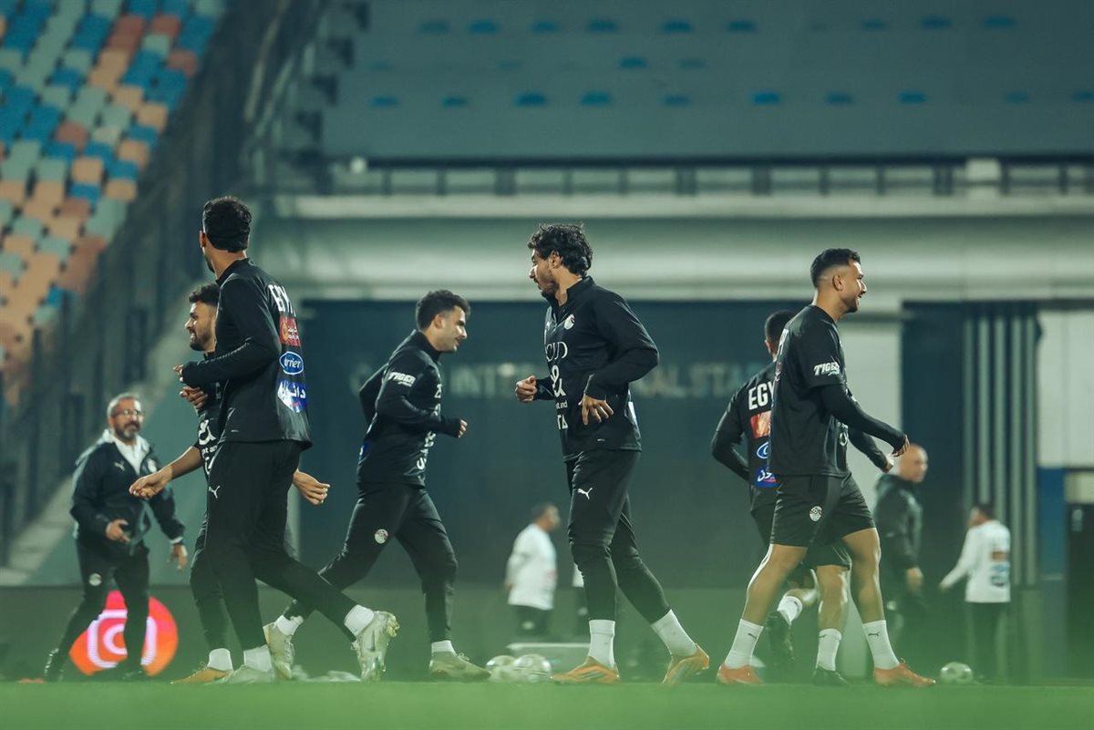 تدريبات منتخب مصر للمشاركة في أمم إفريقيا 2025