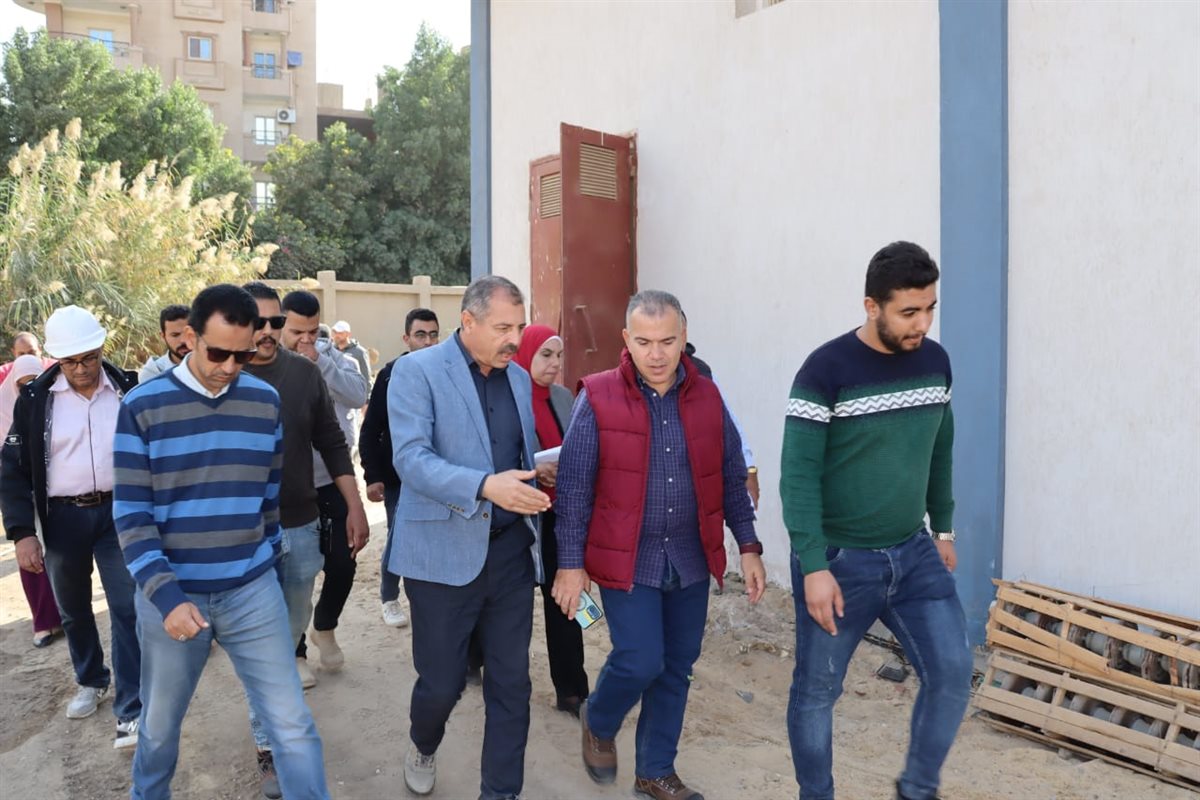 محطة مياه قحافة الجديدة على وشك الإنتهاء.. متابعة ميدانية لرئيس مياه الفيوم ضمن “حياة كريمة”
