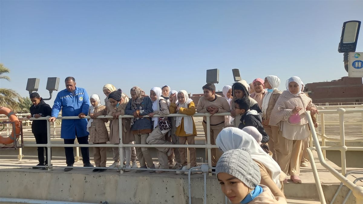 مياه الفيوم» تفتح أبواب محطات إنتاج مياه الشرب لاستقبال طلاب 18 مدرسة لنشر الوعي المائي