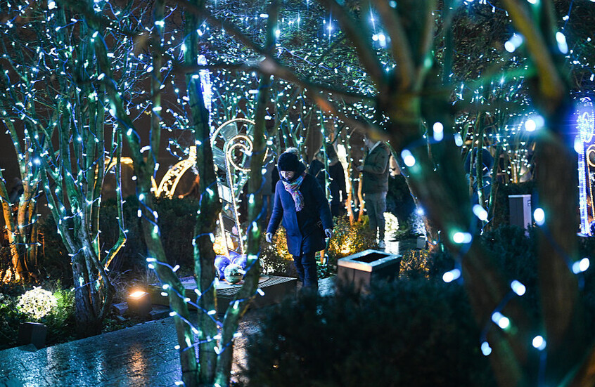 <strong>أحد أسواق عيد الميلاد البولندية</strong>