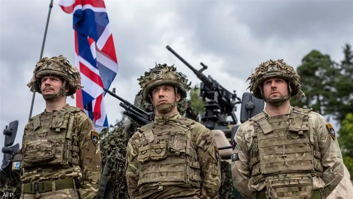 <strong>القوات البريطانية</strong>