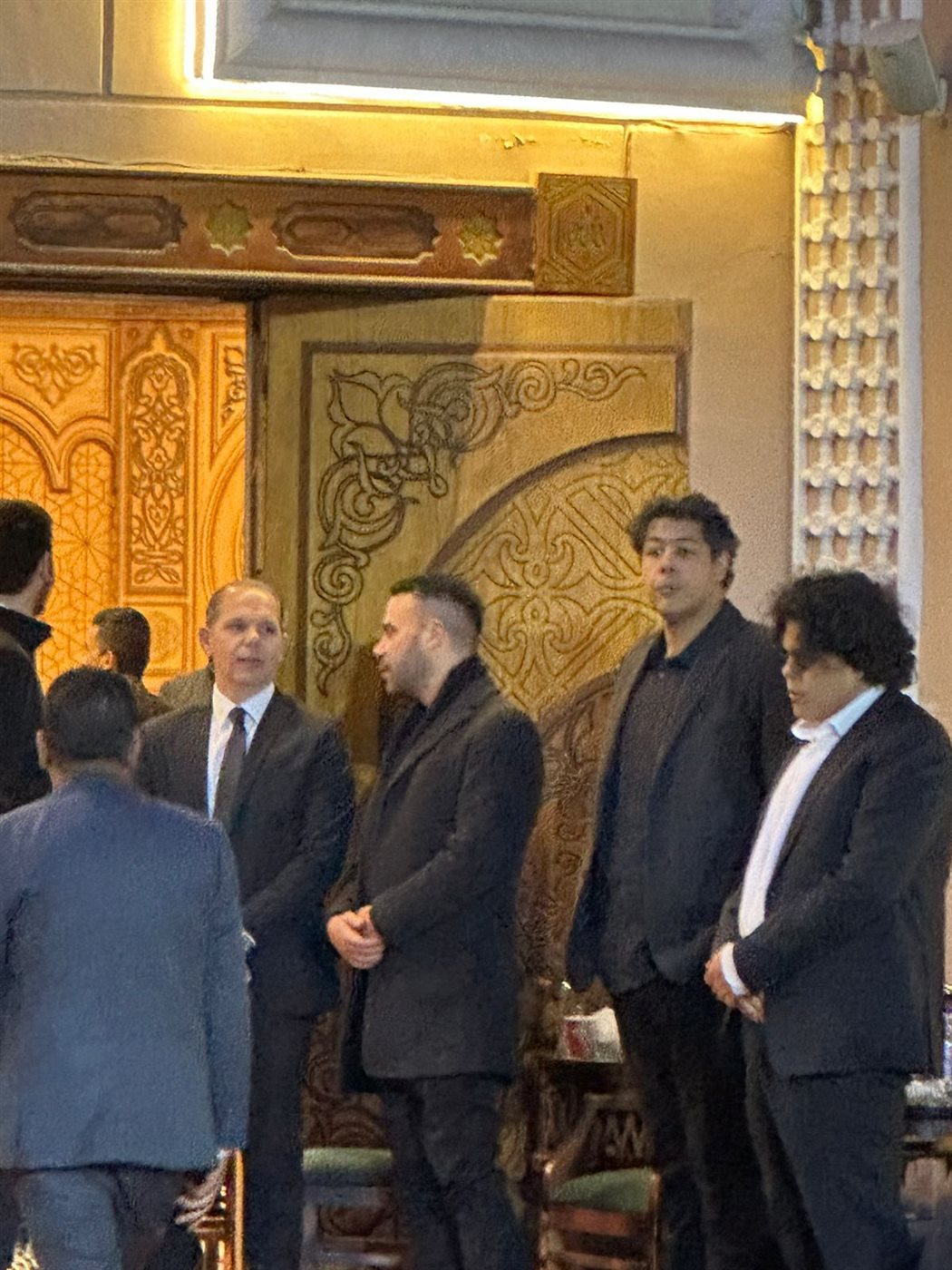 عزاء شقيقة عادل إمام